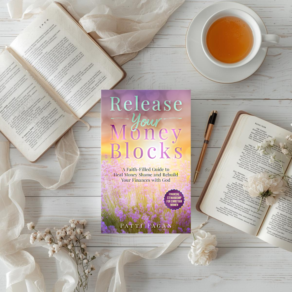Release Your Money Blocks book mockup for financial calm